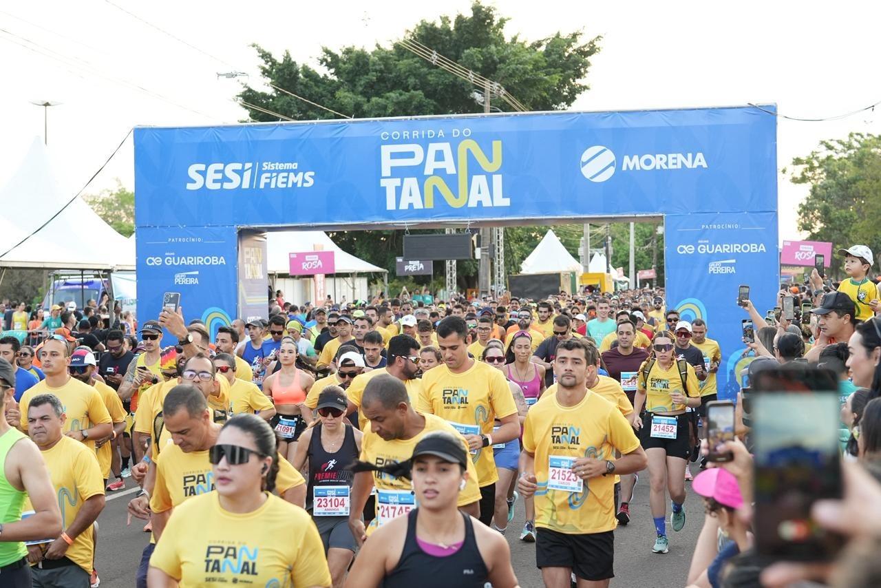Atleta passa mal durante Corrida do Pantanal; organização confirma atendimento imediato