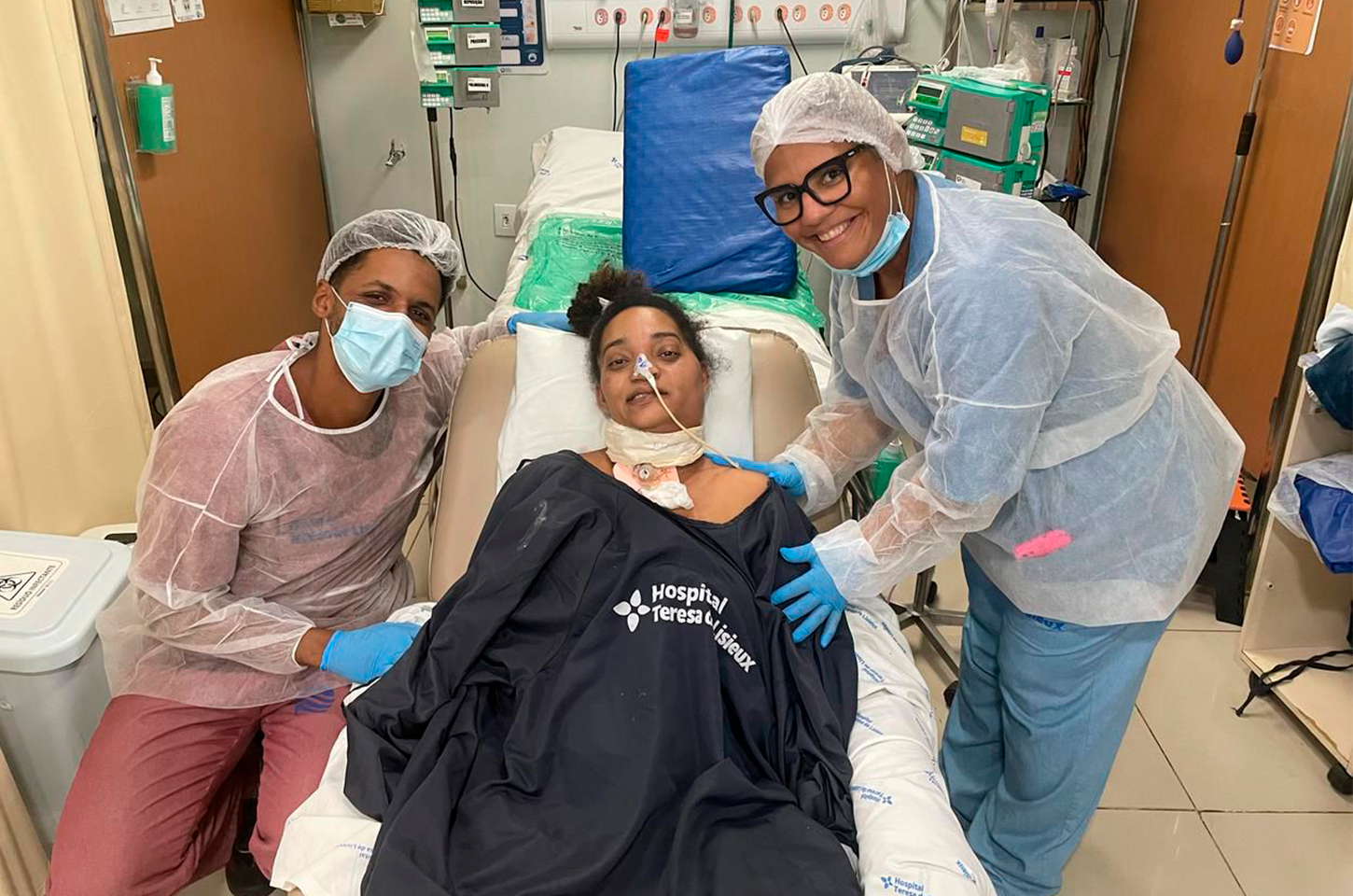 Naira Louise em recuperação