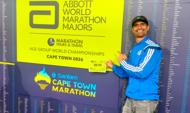 Maratona de Cape Town vira 8ª Major e coloca Sandro Lima como único baiano a completar todas